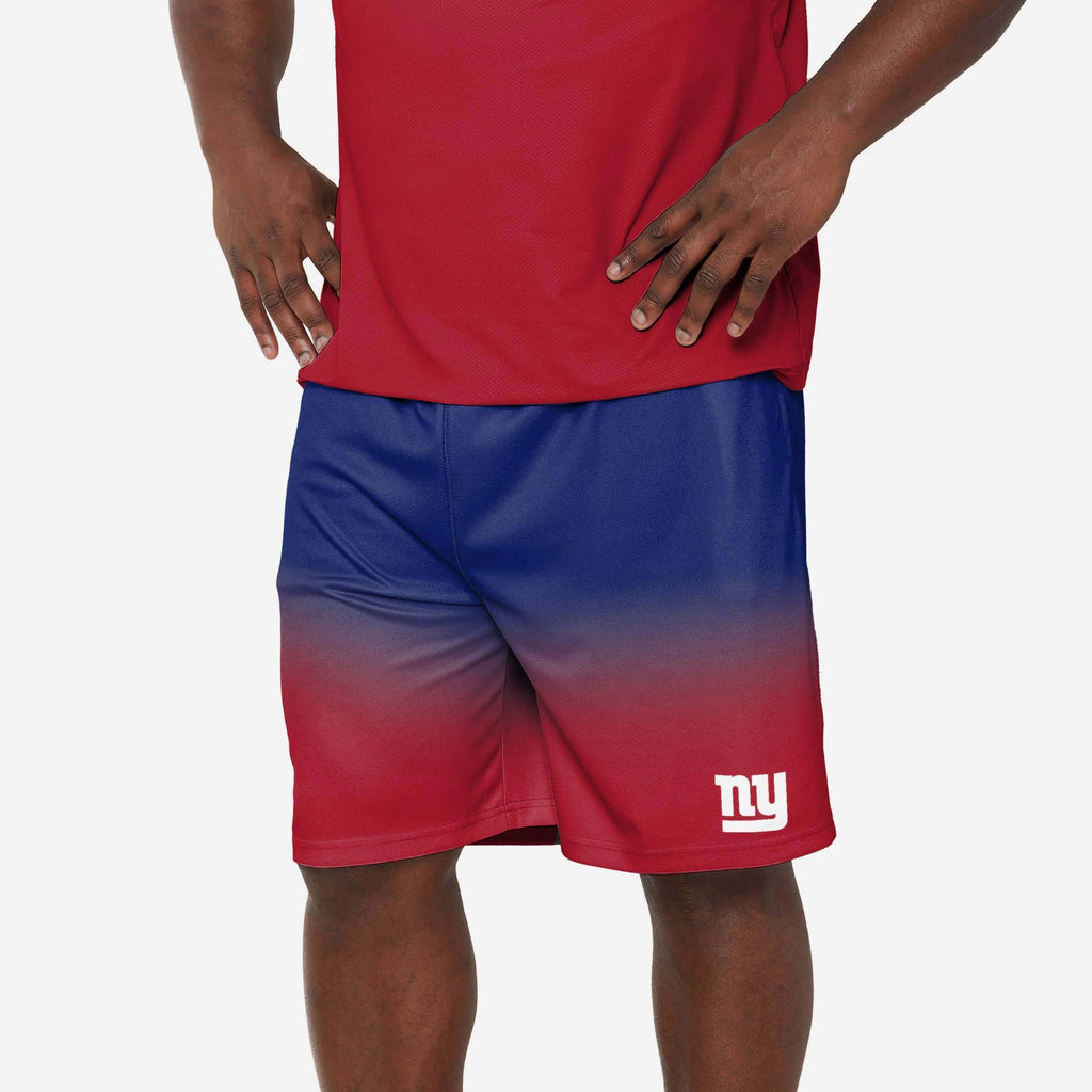 New York Giants Game Ready Gradient Training Shorts FOCO S - FOCO.com