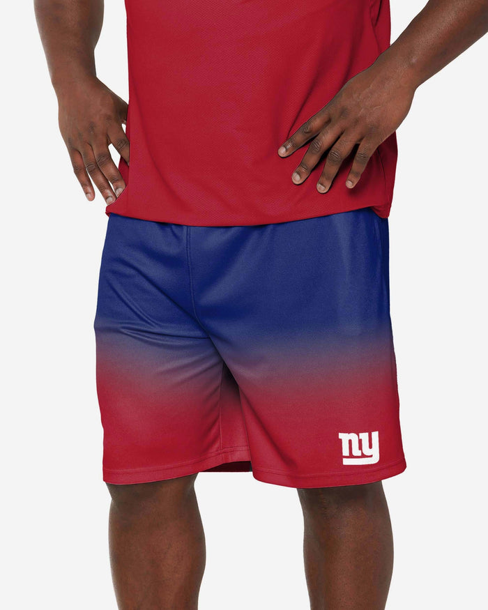 New York Giants Game Ready Gradient Training Shorts FOCO S - FOCO.com