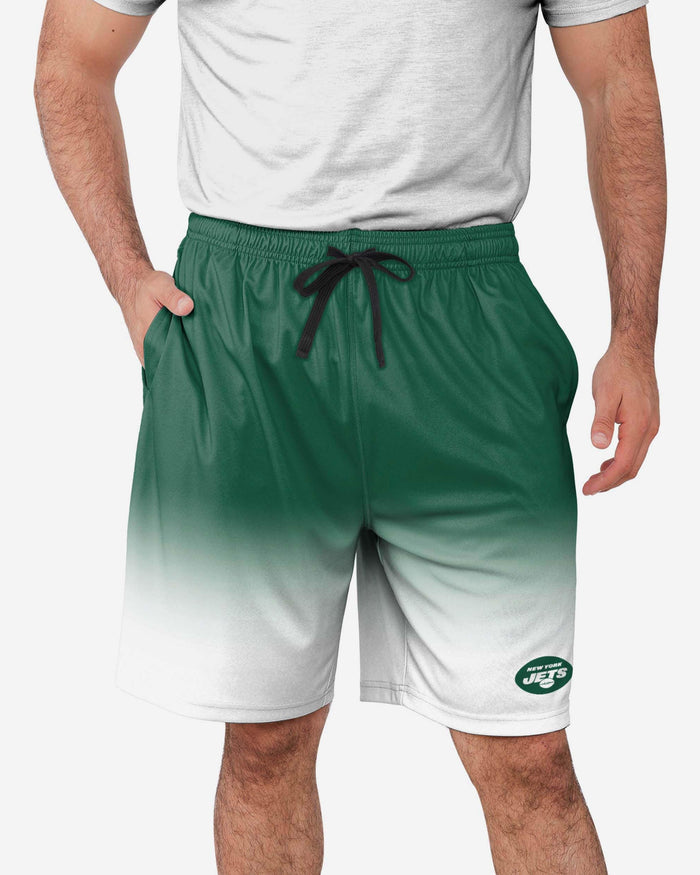 New York Jets Game Ready Gradient Training Shorts FOCO S - FOCO.com