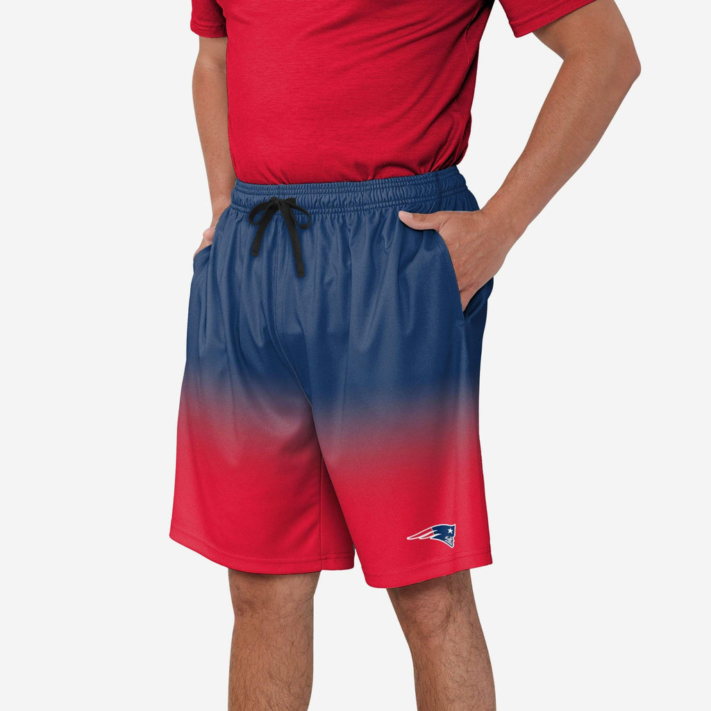 New England Patriots Game Ready Gradient Training Shorts FOCO S - FOCO.com