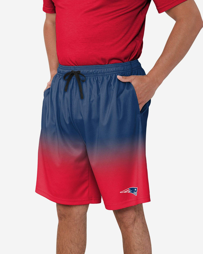 New England Patriots Game Ready Gradient Training Shorts FOCO S - FOCO.com