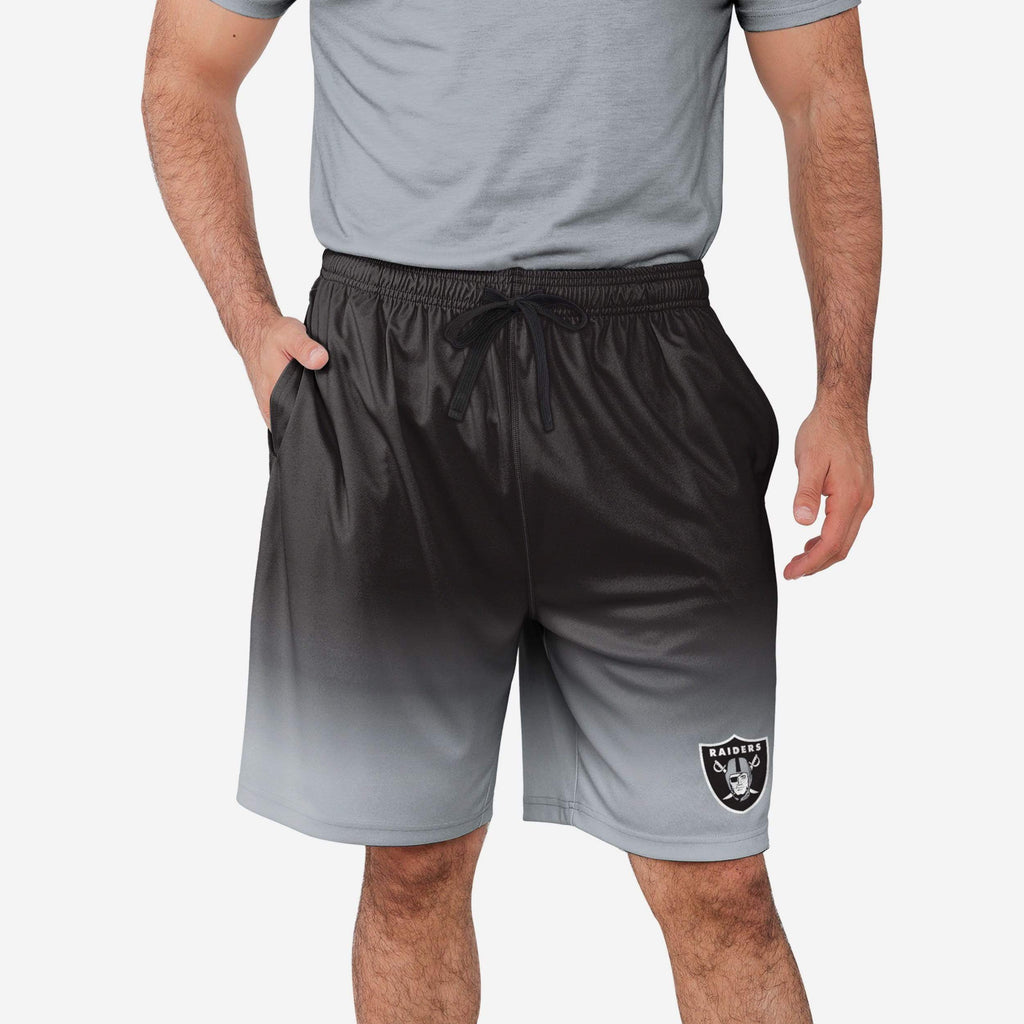 Las Vegas Raiders Game Ready Gradient Training Shorts FOCO S - FOCO.com