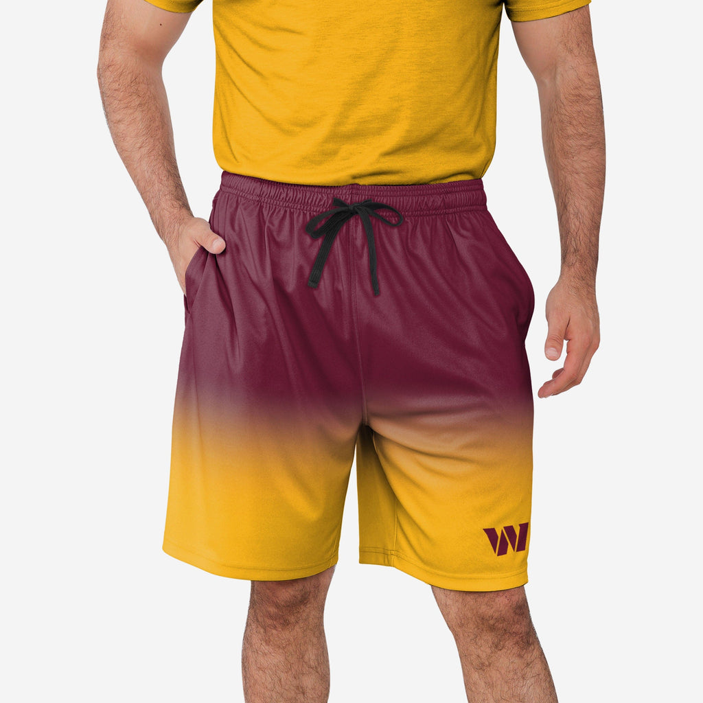 Washington Commanders Game Ready Gradient Training Shorts FOCO S - FOCO.com