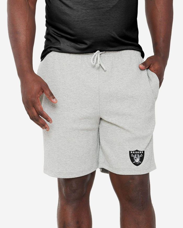 Las Vegas Raiders Gray Woven Shorts FOCO S - FOCO.com