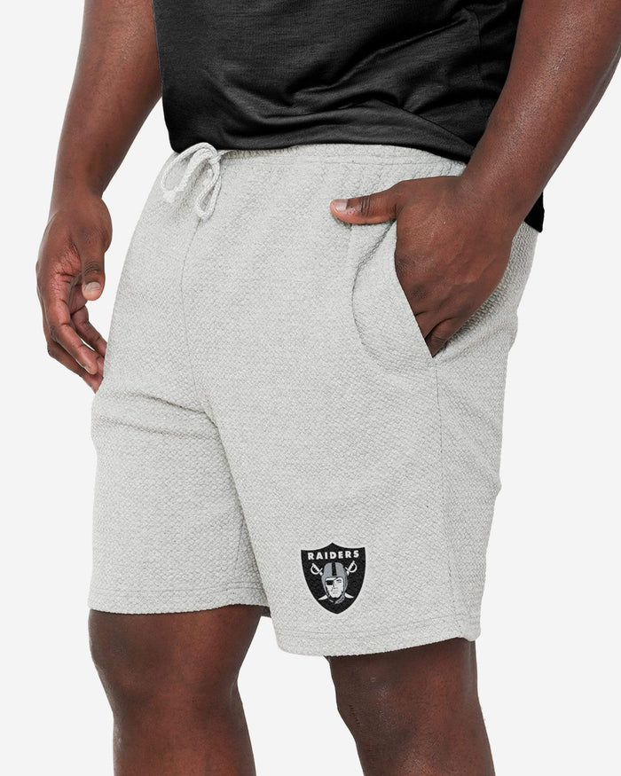 Las Vegas Raiders Gray Woven Shorts FOCO - FOCO.com