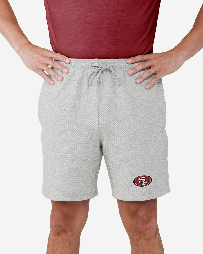 San Francisco 49ers Gray Woven Shorts FOCO S - FOCO.com