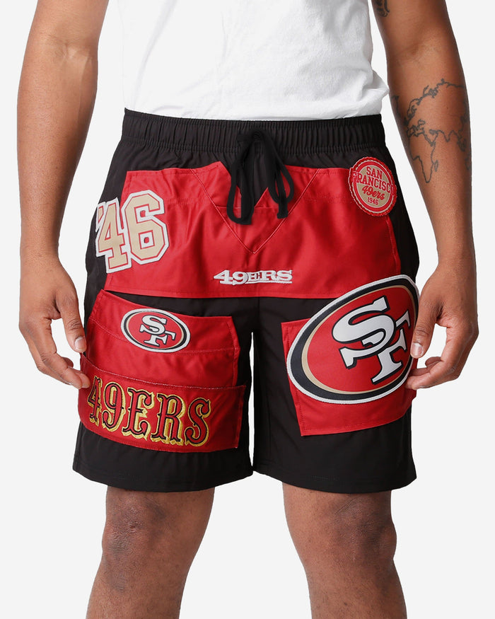 San Francisco 49ers Ultimate Uniform Shorts FOCO S - FOCO.com