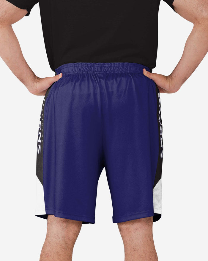 Baltimore Ravens Side Stripe Training Shorts FOCO - FOCO.com