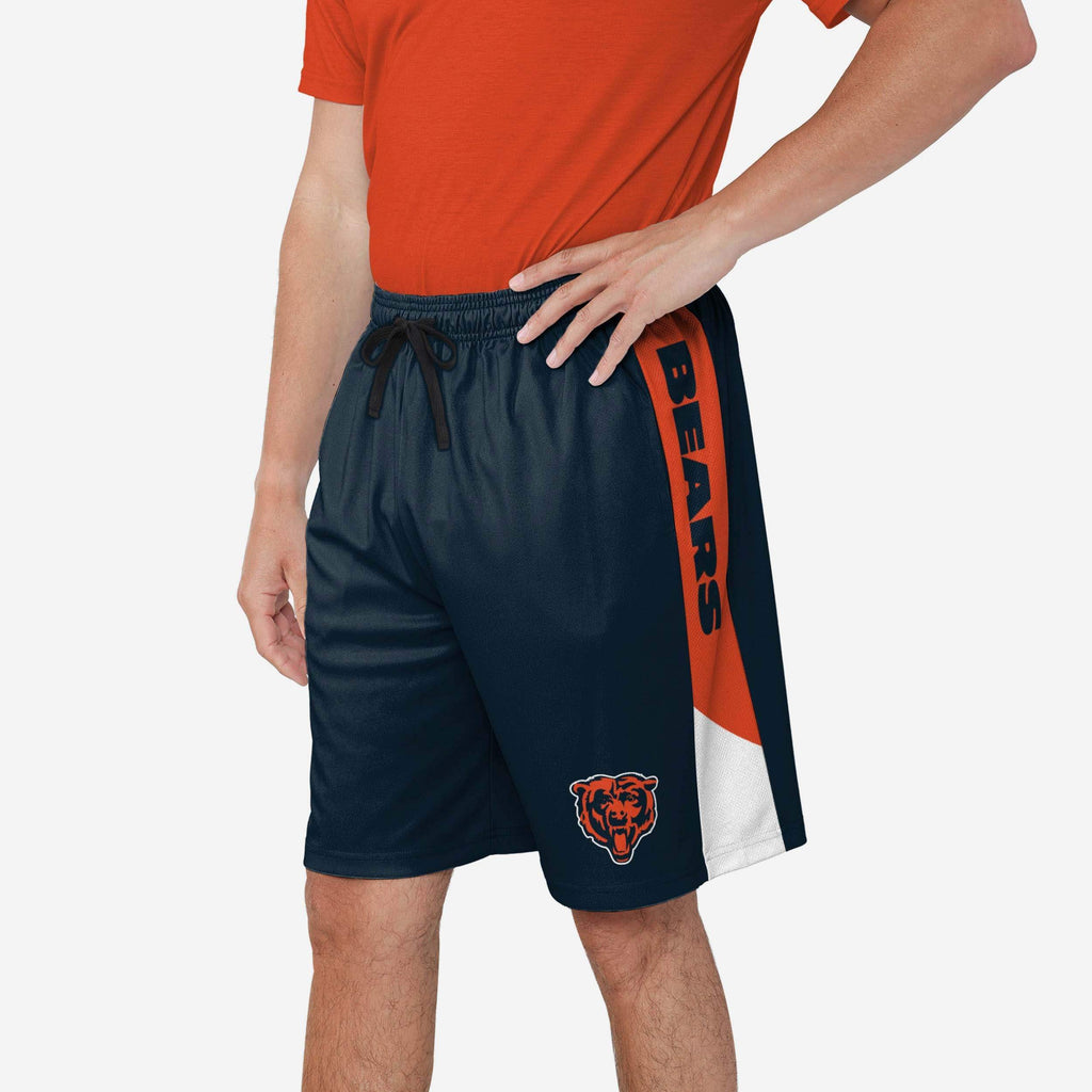 Chicago Bears Side Stripe Training Shorts FOCO S - FOCO.com