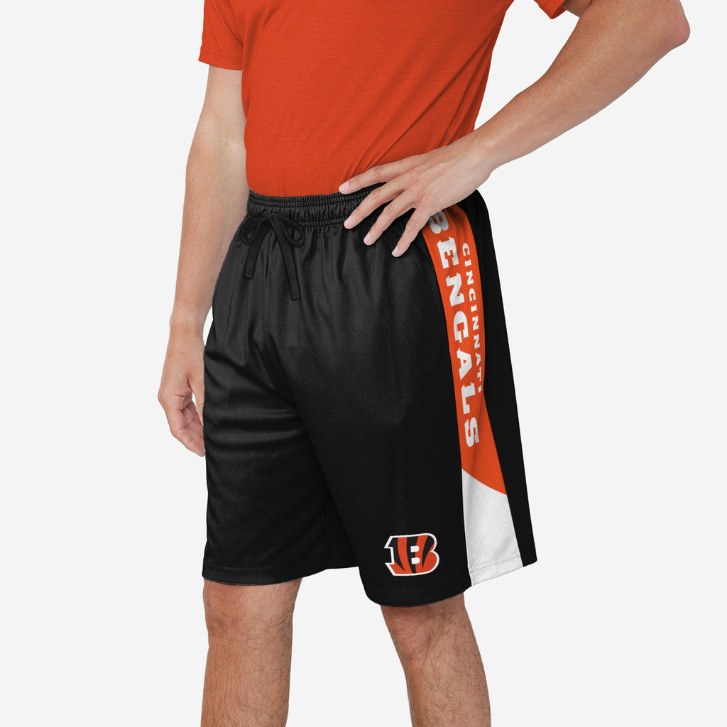 Cincinnati Bengals Side Stripe Training Shorts FOCO S - FOCO.com