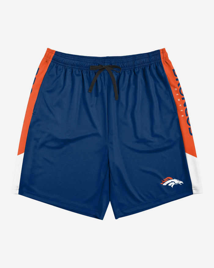 Denver Broncos Side Stripe Training Shorts FOCO - FOCO.com