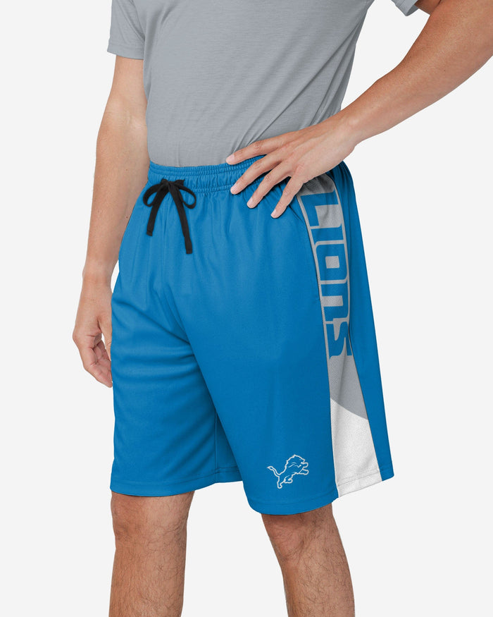 Detroit Lions Side Stripe Training Shorts FOCO S - FOCO.com