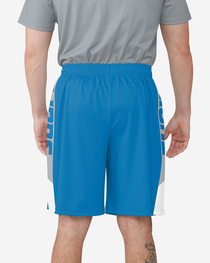 Detroit Lions Side Stripe Training Shorts FOCO - FOCO.com