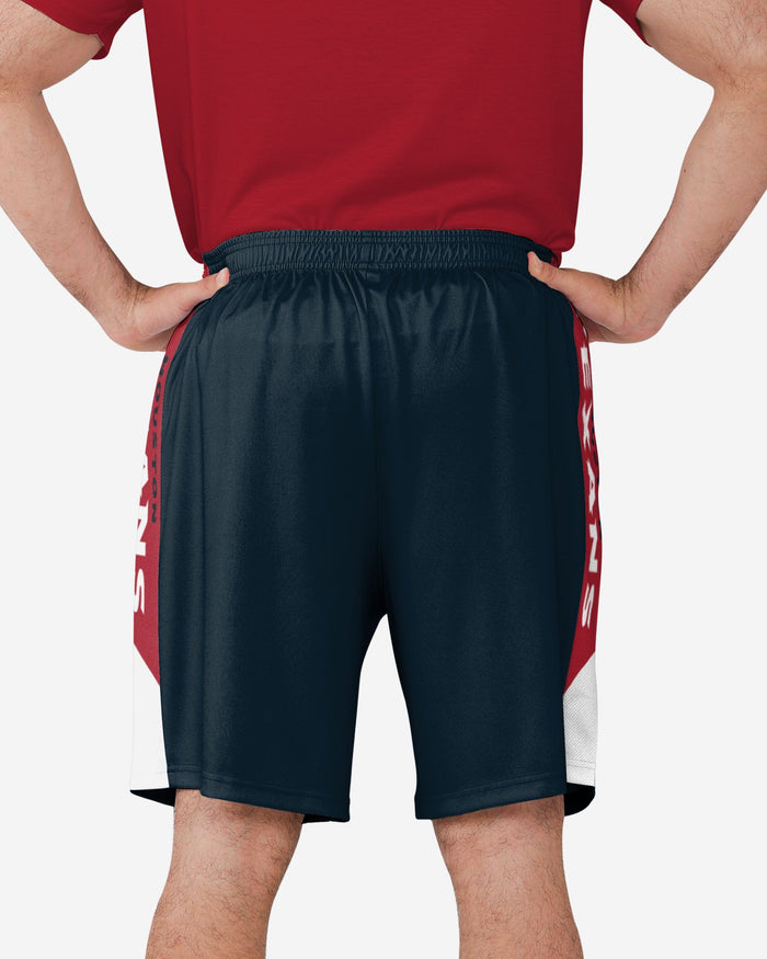 Houston Texans Side Stripe Training Shorts FOCO - FOCO.com