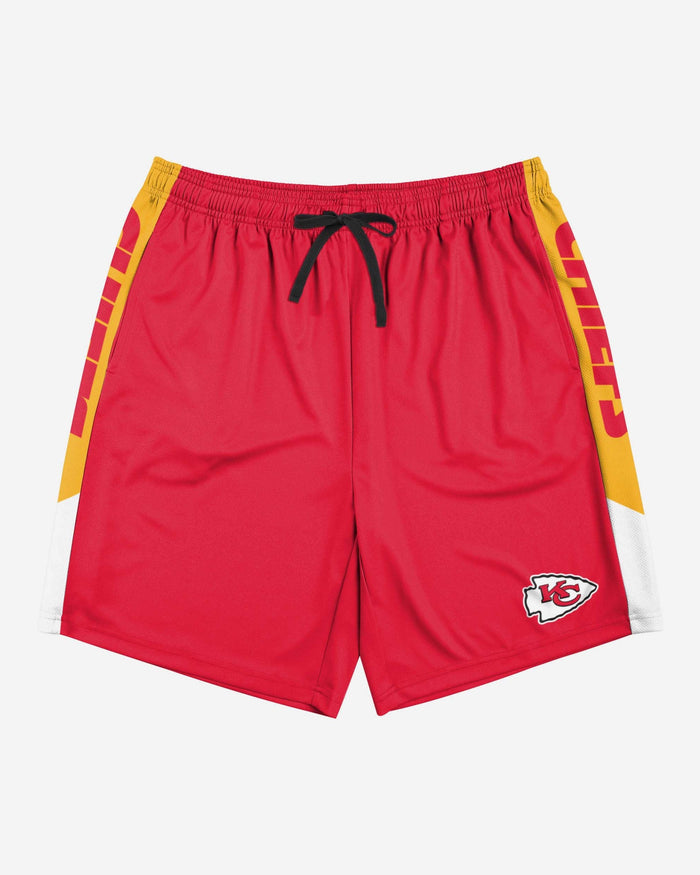 Kansas City Chiefs Side Stripe Training Shorts FOCO - FOCO.com