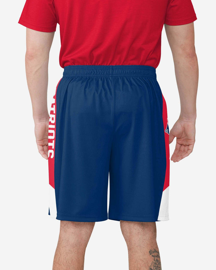 New England Patriots Side Stripe Training Shorts FOCO - FOCO.com