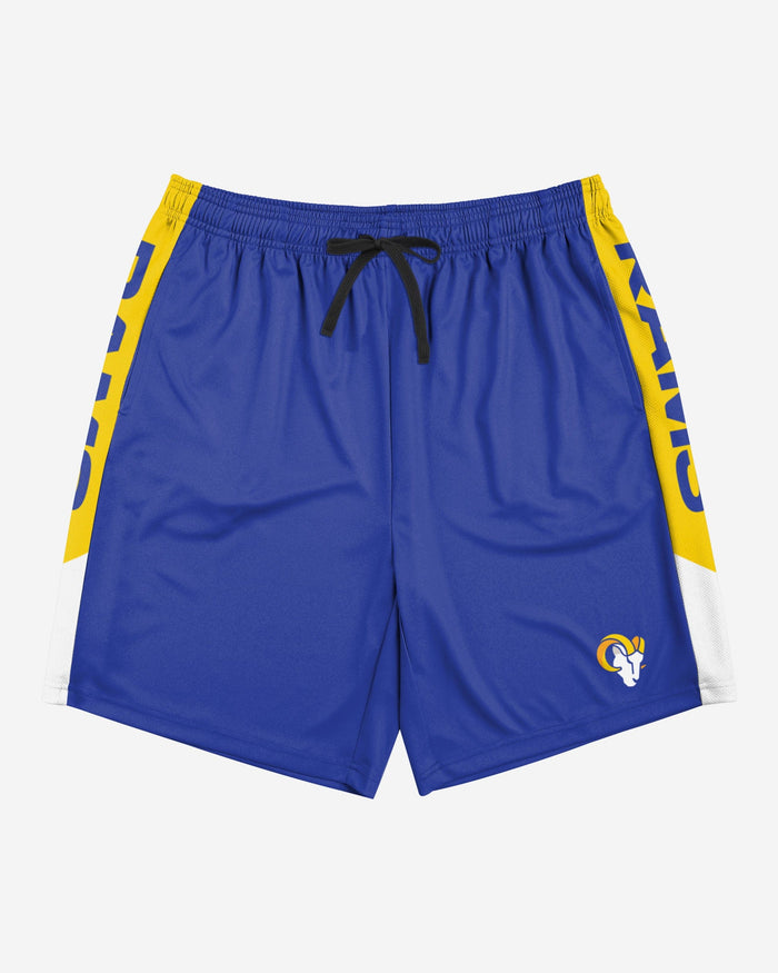 Los Angeles Rams Side Stripe Training Shorts FOCO - FOCO.com