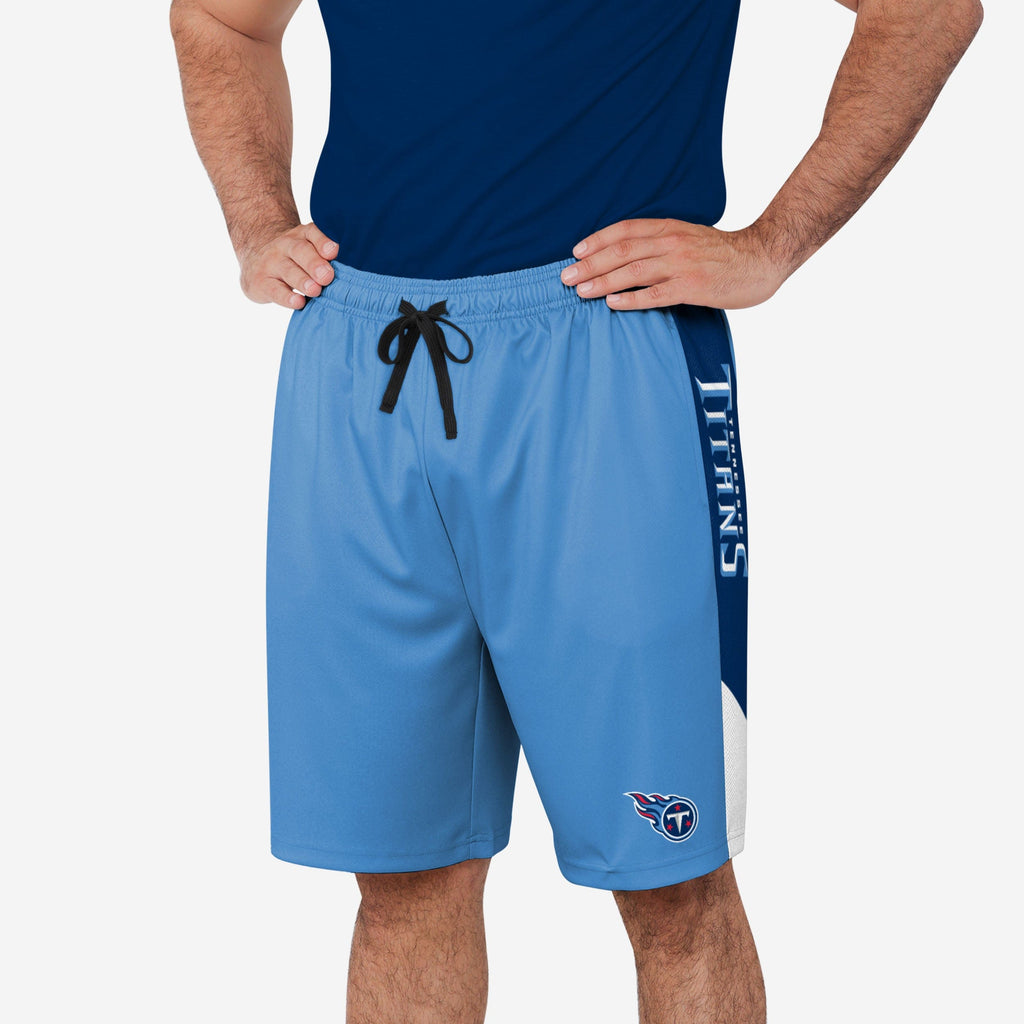 Tennessee Titans Side Stripe Training Shorts FOCO S - FOCO.com