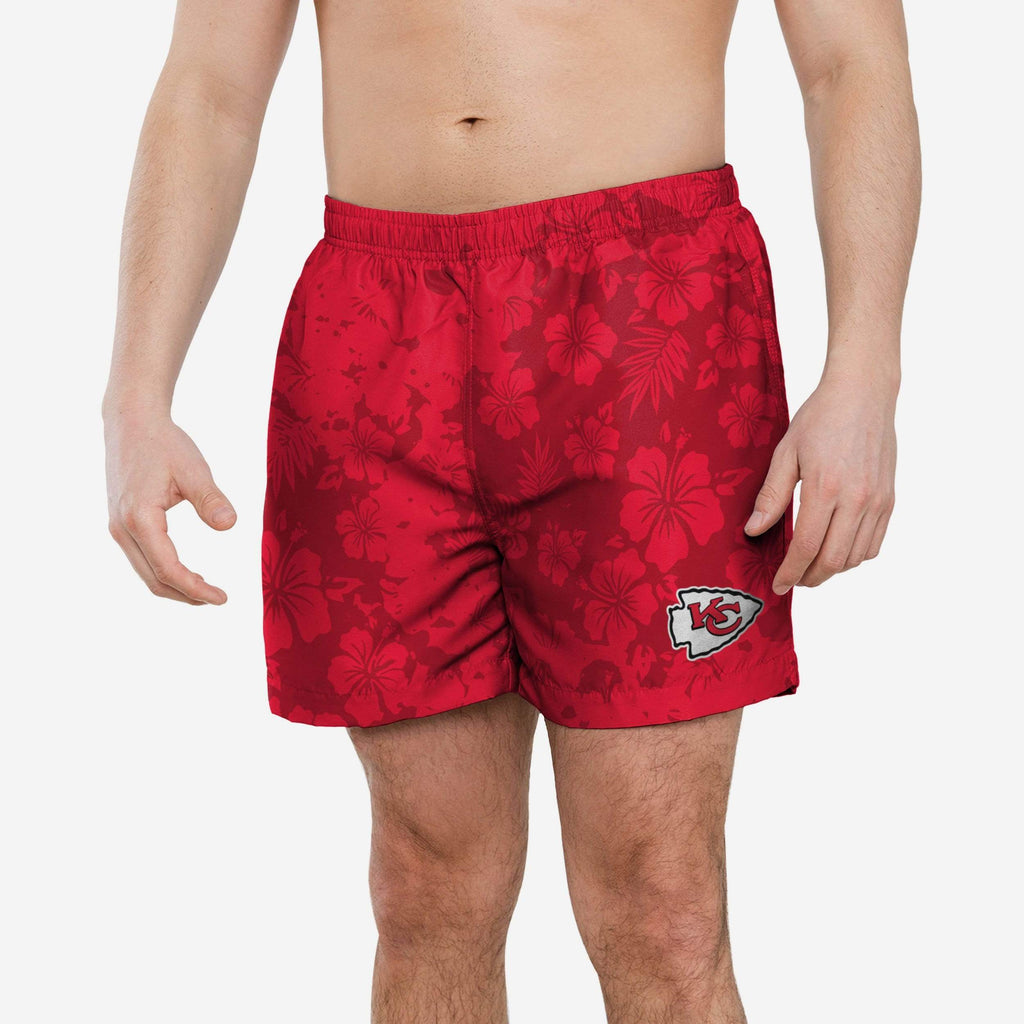 Kansas City Chiefs Color Change-Up Swimming Trunks FOCO S - FOCO.com