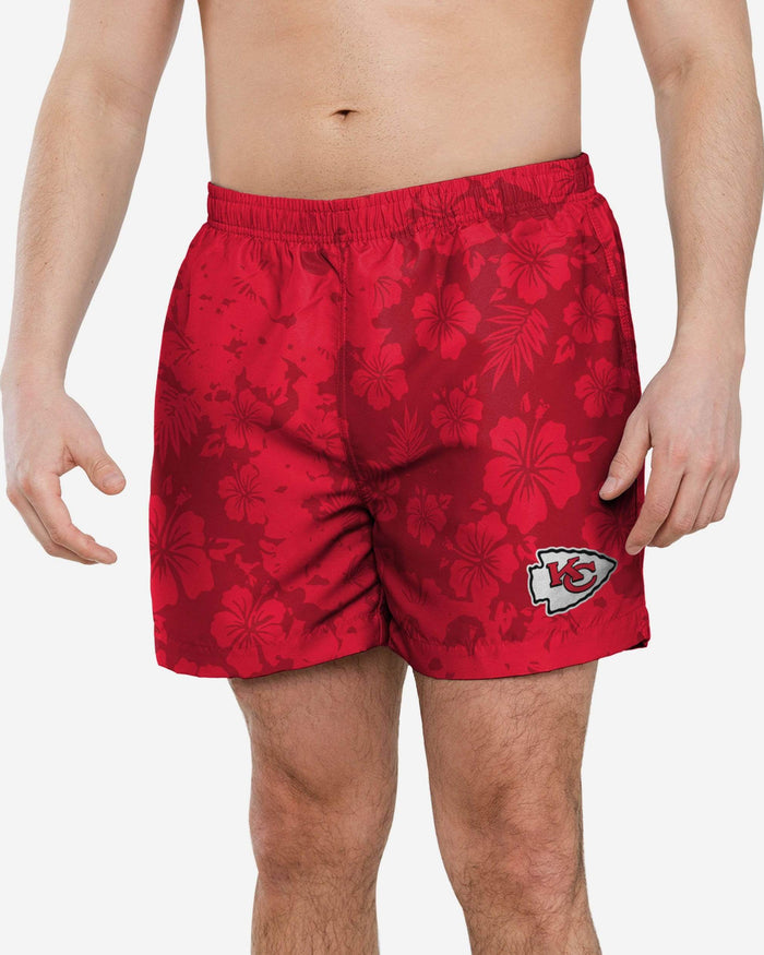 Kansas City Chiefs Color Change-Up Swimming Trunks FOCO S - FOCO.com