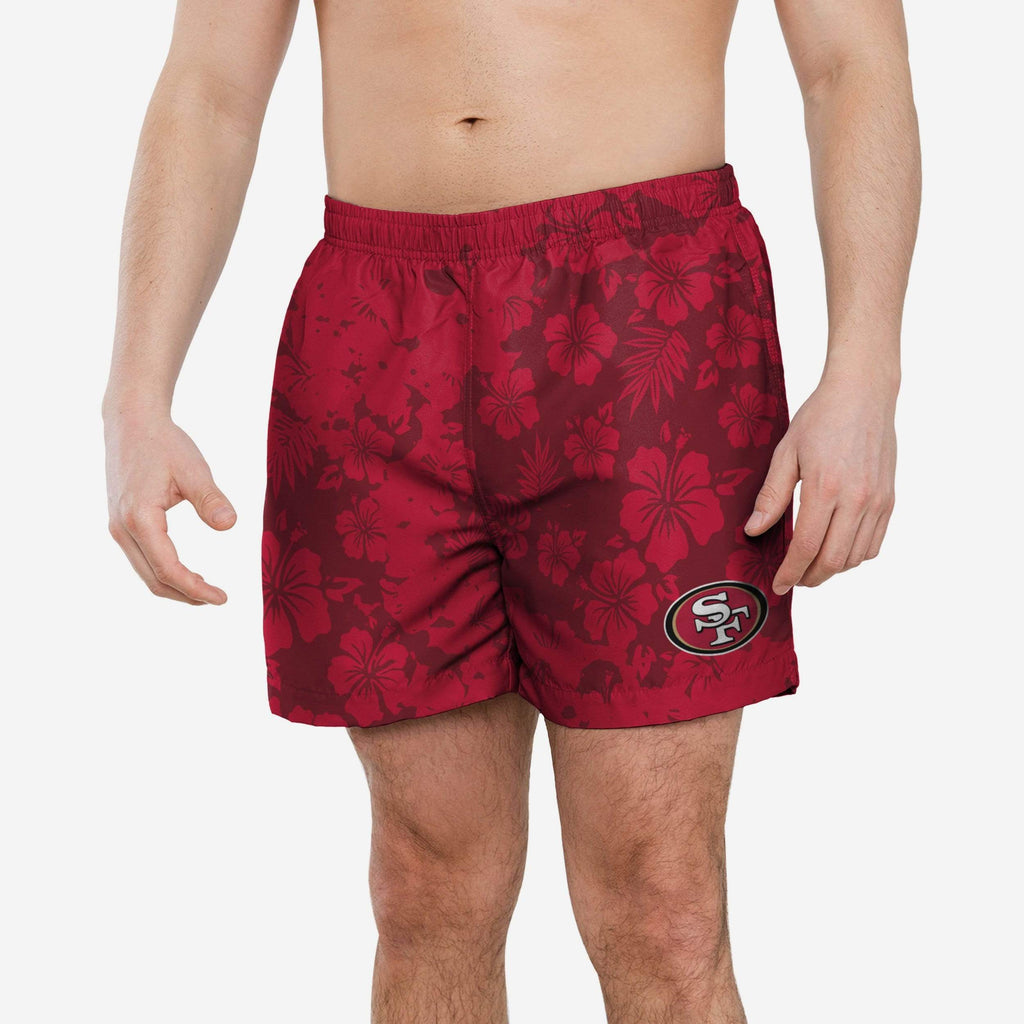 San Francisco 49ers Color Change-Up Swimming Trunks FOCO S - FOCO.com