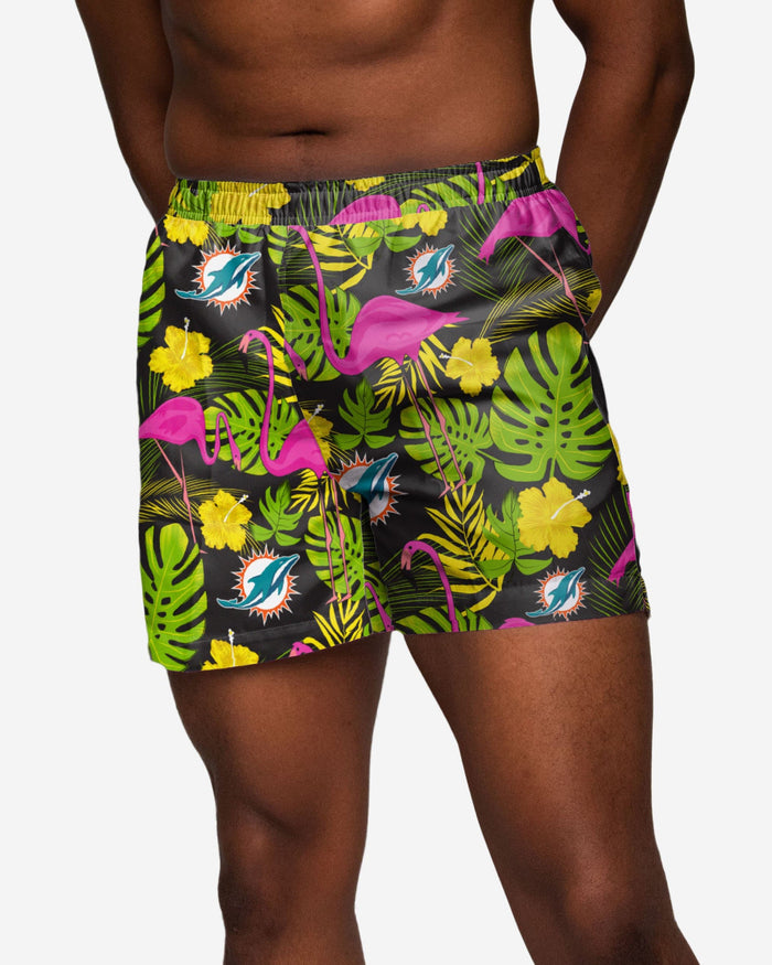 Miami Dolphins Highlights Swimming Trunks FOCO S - FOCO.com