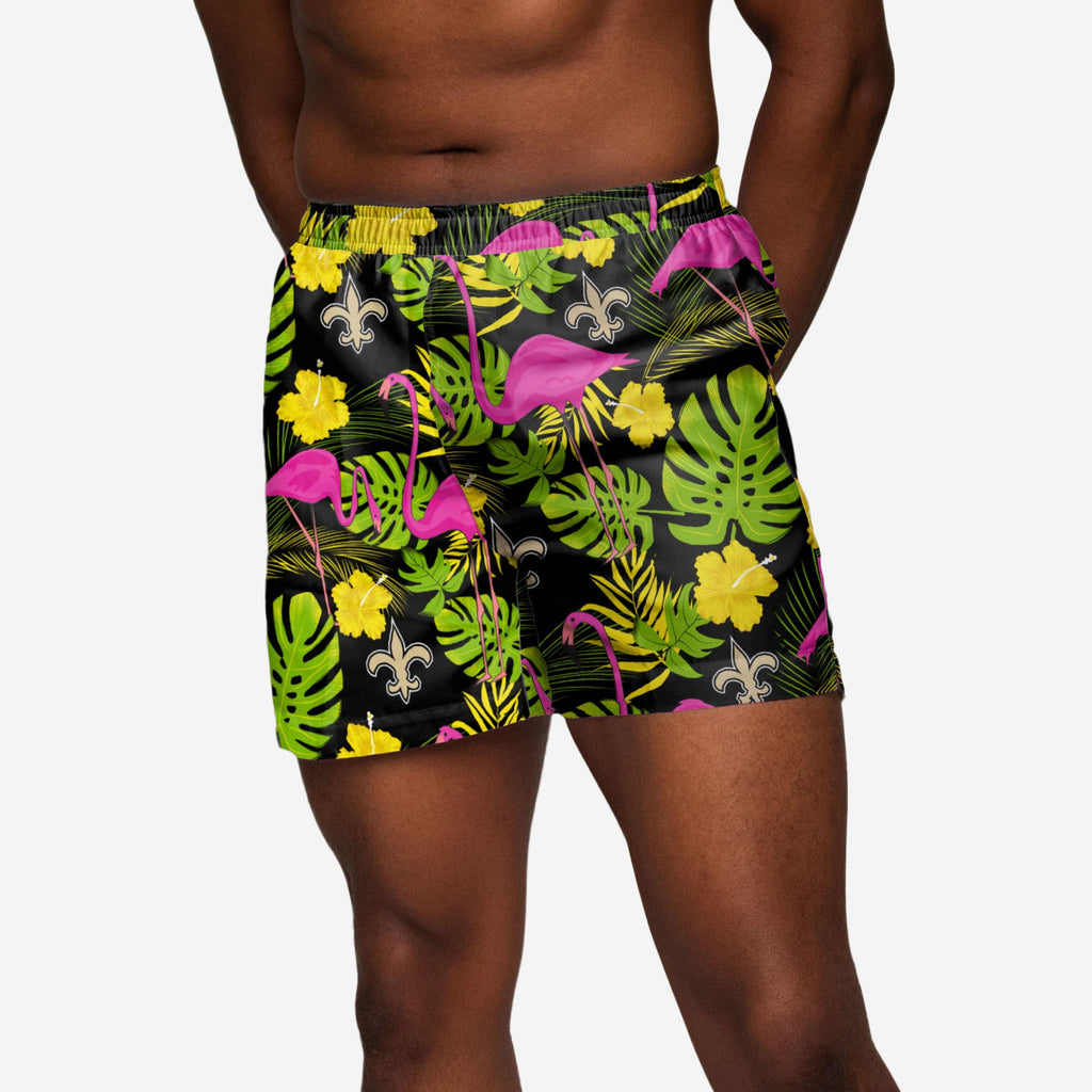 New Orleans Saints Highlights Swimming Trunks FOCO S - FOCO.com