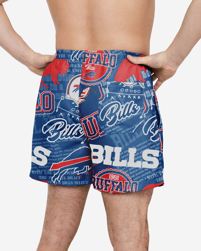 Buffalo Bills Logo Rush Swimming Trunks FOCO - FOCO.com