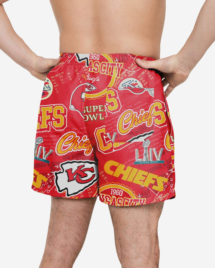 Kansas City Chiefs Logo Rush Swimming Trunks FOCO - FOCO.com