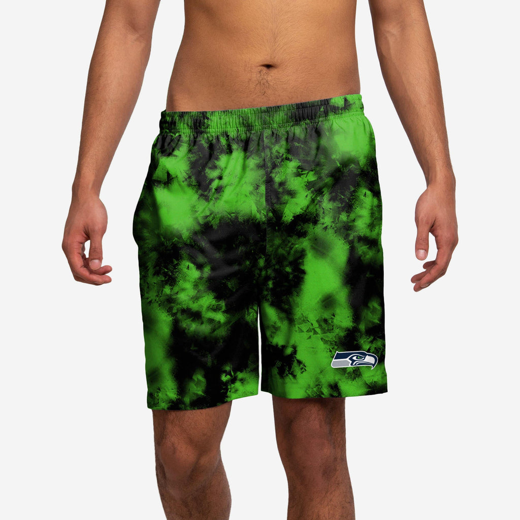Seattle Seahawks To Tie-Dye For Swimming Trunks FOCO - FOCO.com