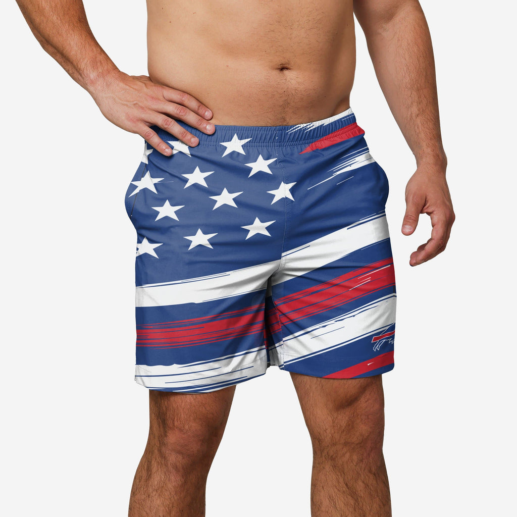 Buffalo Bills Americana Swimming Trunks FOCO S - FOCO.com