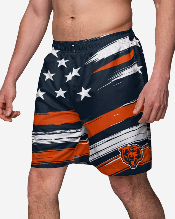 Chicago Bears Americana Swimming Trunks FOCO S - FOCO.com