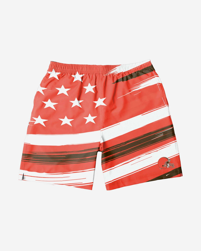 Cleveland Browns Americana Swimming Trunks FOCO - FOCO.com