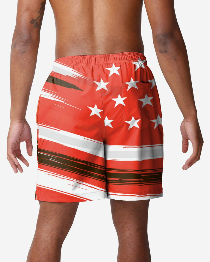 Cleveland Browns Americana Swimming Trunks FOCO - FOCO.com