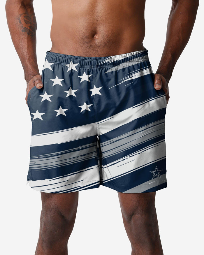 Dallas Cowboys Americana Swimming Trunks FOCO S - FOCO.com