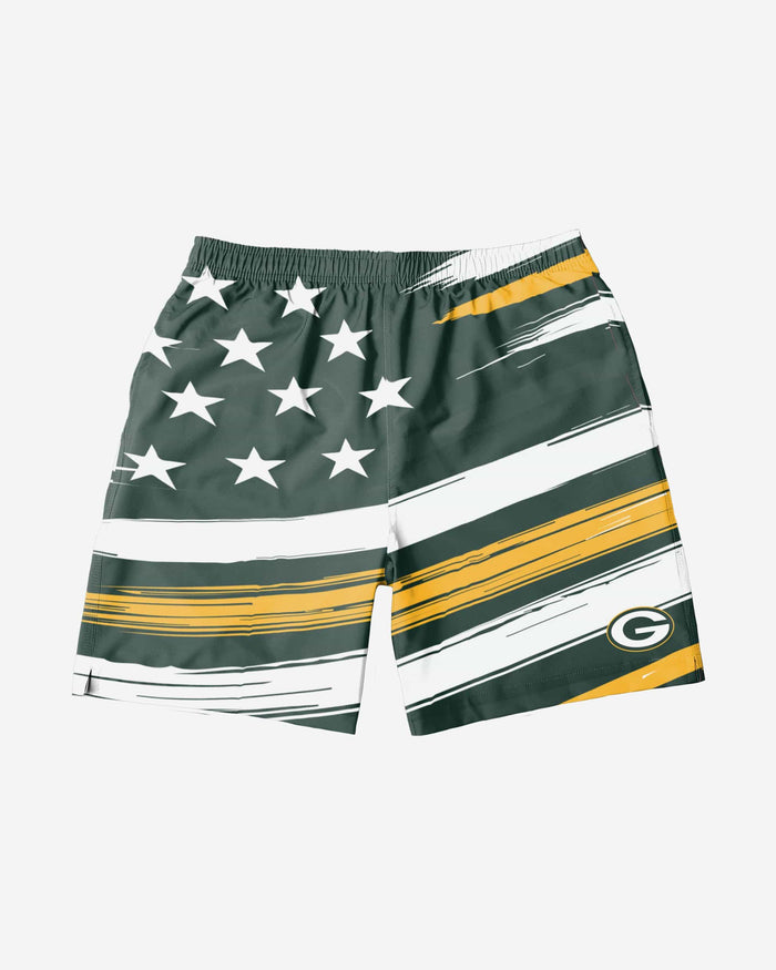 Green Bay Packers Americana Swimming Trunks FOCO - FOCO.com