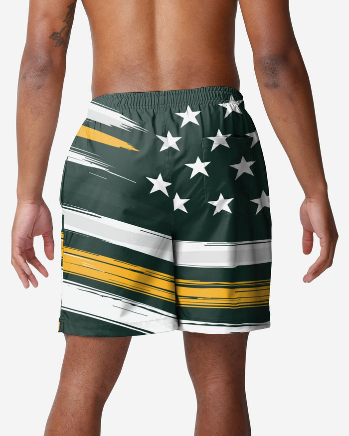 Green Bay Packers Americana Swimming Trunks FOCO - FOCO.com