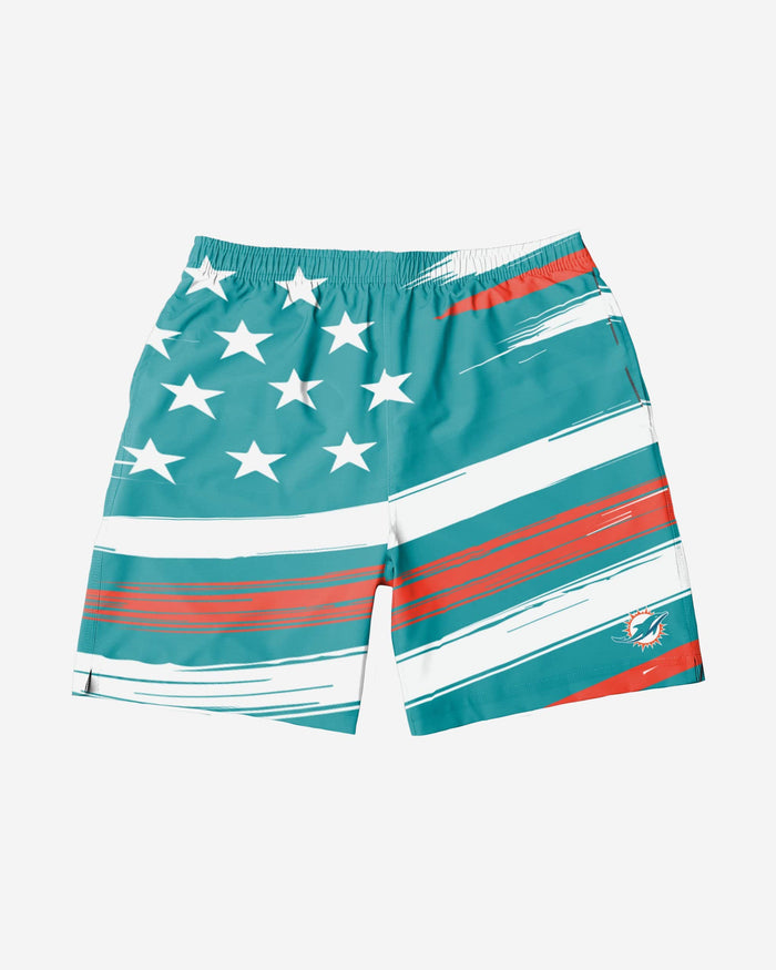 Miami Dolphins Americana Swimming Trunks FOCO - FOCO.com