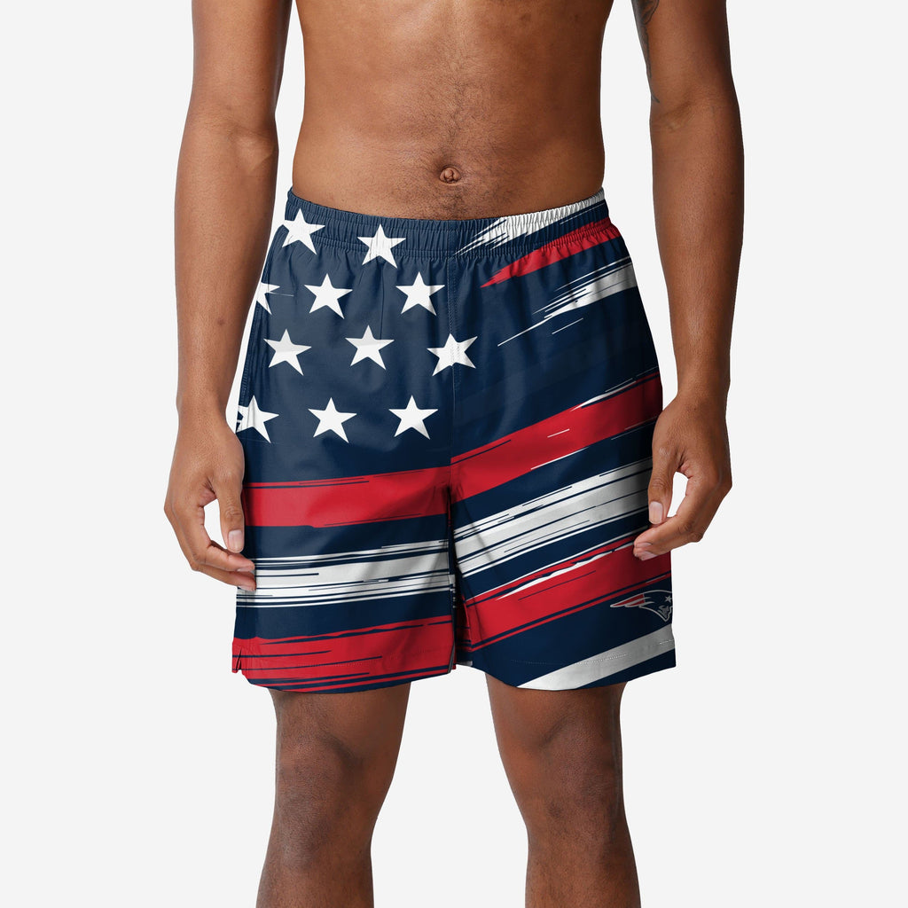 New England Patriots Americana Swimming Trunks FOCO S - FOCO.com