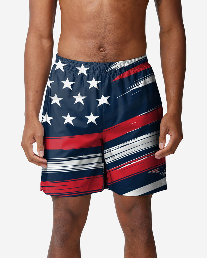 New England Patriots Americana Swimming Trunks FOCO S - FOCO.com