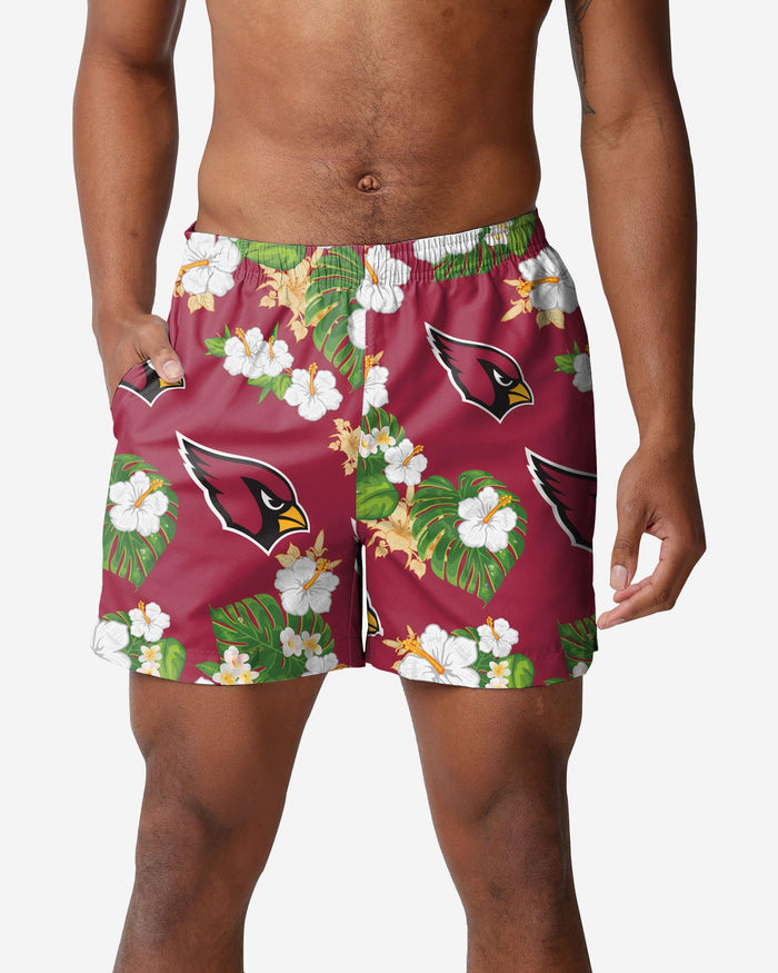 Arizona Cardinals Floral Swimming Trunks FOCO S - FOCO.com