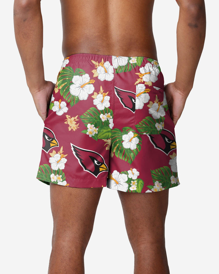 Arizona Cardinals Floral Swimming Trunks FOCO - FOCO.com