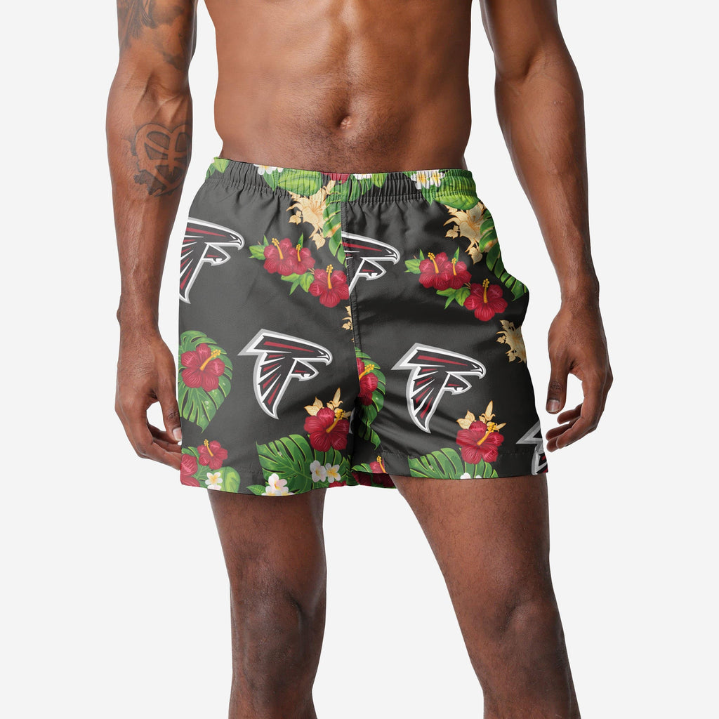 Atlanta Falcons Floral Swimming Trunks FOCO S - FOCO.com