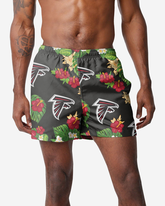 Atlanta Falcons Floral Swimming Trunks FOCO S - FOCO.com