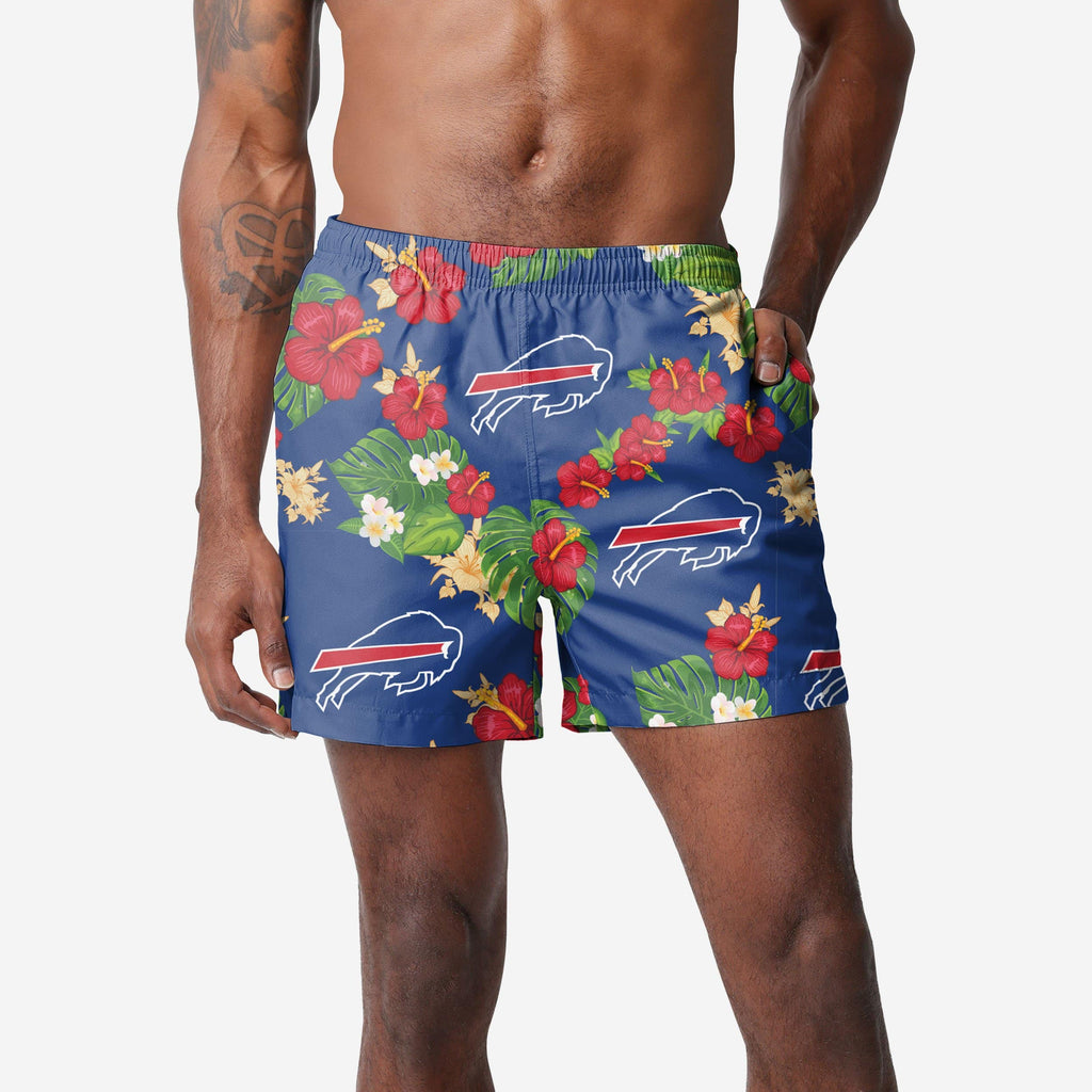 Buffalo Bills Floral Swimming Trunks FOCO S - FOCO.com