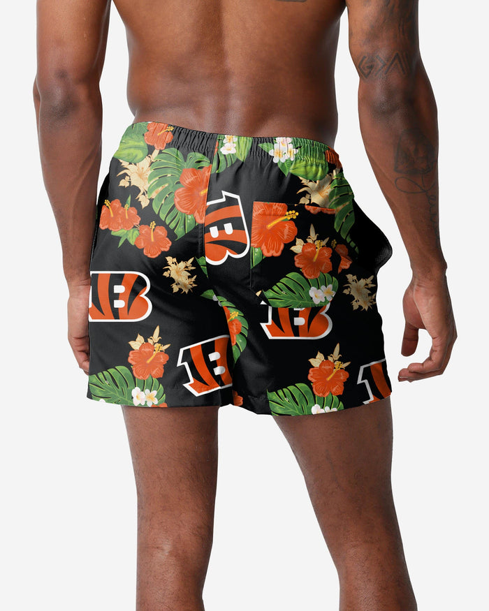 Cincinnati Bengals Floral Swimming Trunks FOCO - FOCO.com