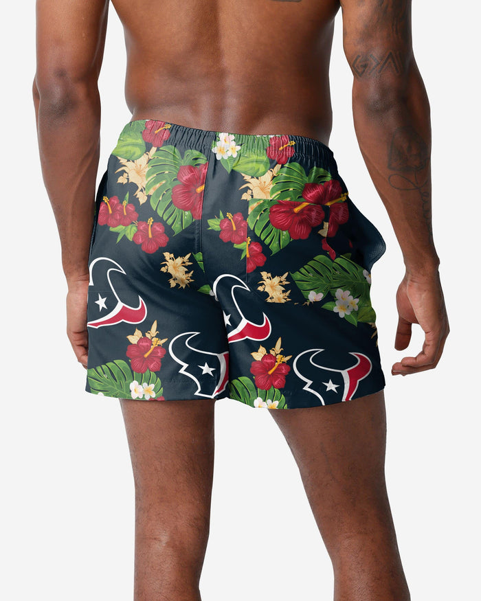 Houston Texans Floral Swimming Trunks FOCO - FOCO.com