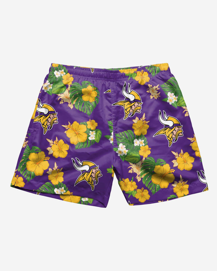 Minnesota Vikings Floral Swimming Trunks FOCO - FOCO.com