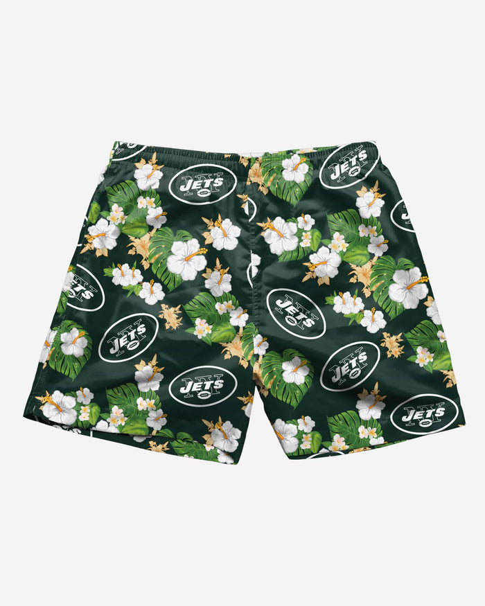 New York Jets Floral Swimming Trunks FOCO - FOCO.com