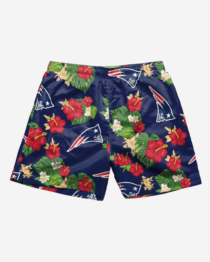 New England Patriots Floral Swimming Trunks FOCO - FOCO.com